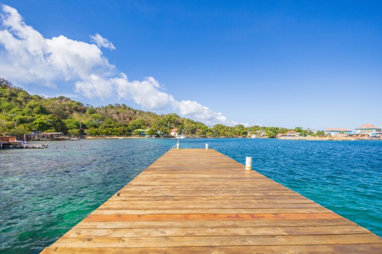 Fort Consolation on the waterfront in Coxen Hole, Roatan