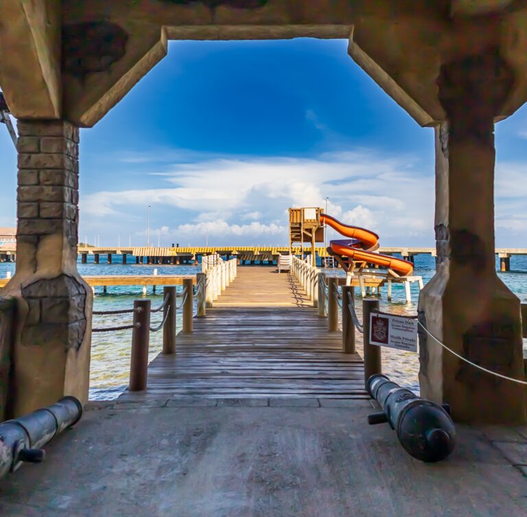 Fort Consolation on the waterfront in Coxen Hole, Roatan