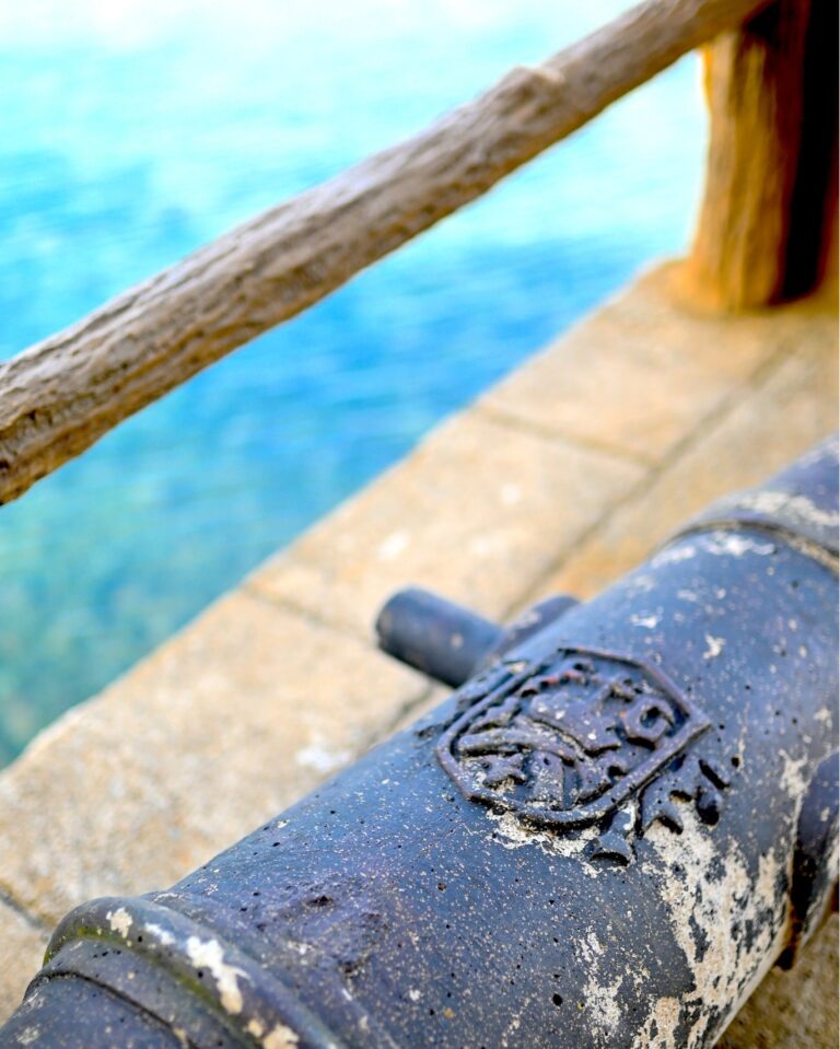 Fort Consolation on the waterfront in Coxen Hole, Roatan