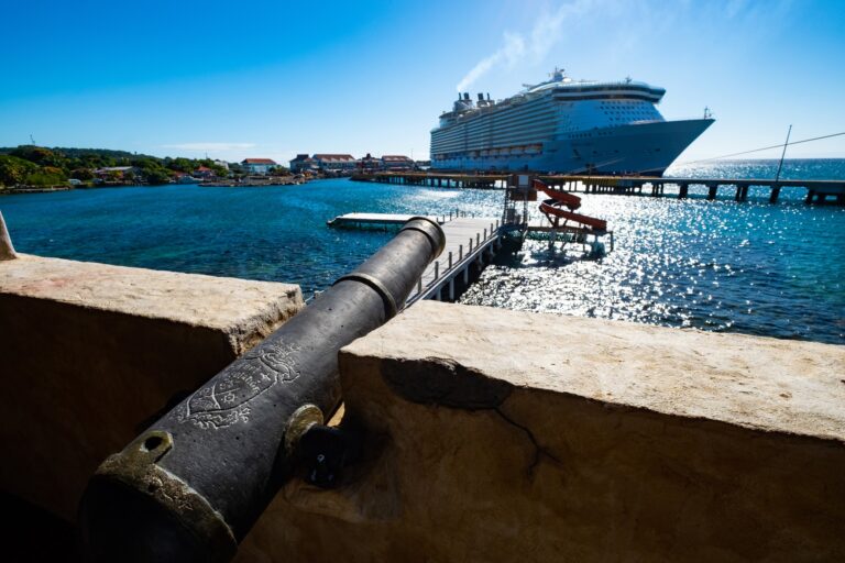 Fort Consolation on the waterfront in Coxen Hole, Roatan