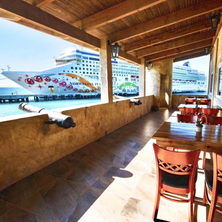 Fort Consolation on the waterfront in Coxen Hole, Roatan