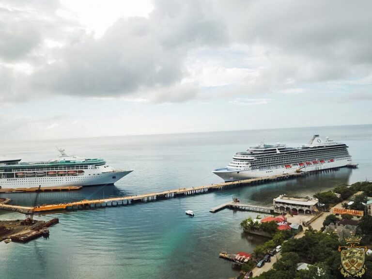 Fort Consolation on the waterfront in Coxen Hole, Roatan