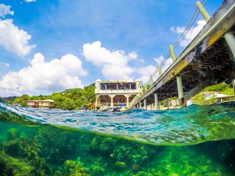 Fort Consolation on the waterfront in Coxen Hole, Roatan