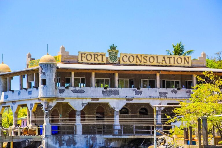 Fort Consolation on the waterfront in Coxen Hole, Roatan