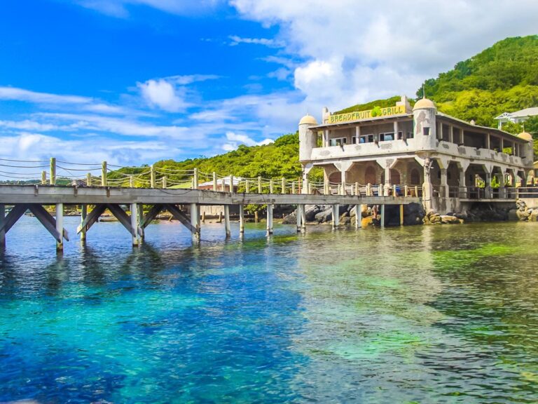 Fort Consolation on the waterfront in Coxen Hole, Roatan