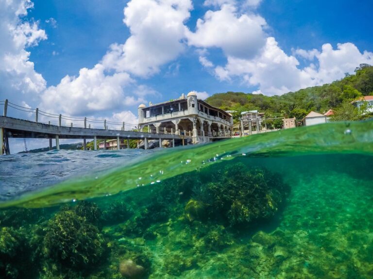 Fort Consolation on the waterfront in Coxen Hole, Roatan