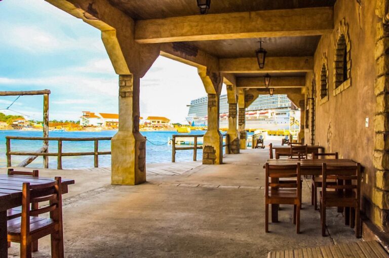 Fort Consolation on the waterfront in Coxen Hole, Roatan